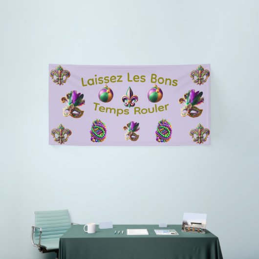Mardi Gras Banner 横断幕 (トレードショー)