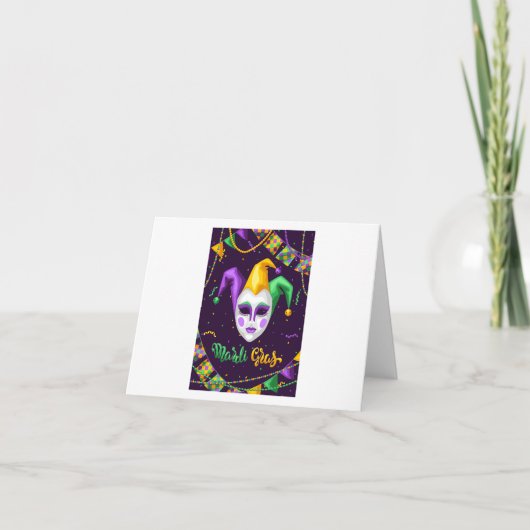 Mardi Gras Carnival ノートカード (正面)