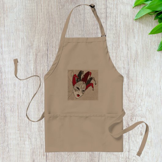 Mardi Gras Carnival Mask Apron スタンダードエプロン