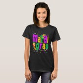 Mardi Gras Carnival Party Mask Beads Parade Festiv Tシャツ (正面フル)