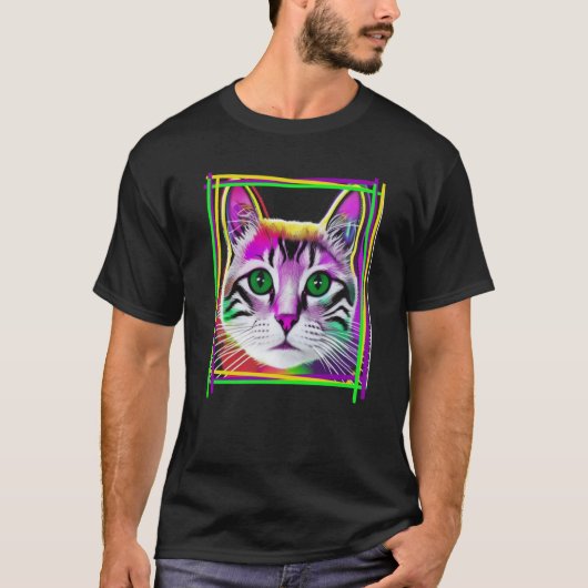 Mardi Gras Cat Tシャツ (正面)