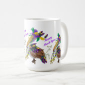 Mardi Gras ceremic party coffee mug コーヒーマグカップ (正面右)