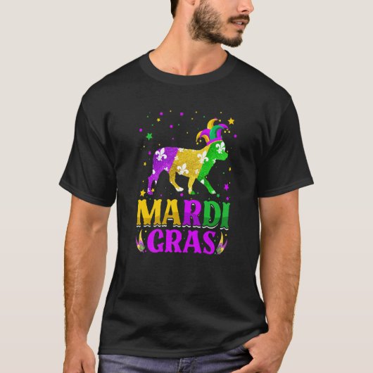 Mardi Gras Chihuahua Dog Lover Carnival Jester Pre Tシャツ (正面)