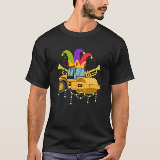 Mardi Gras Construction Celebrations Fat Tuesday P Tシャツ (正面)