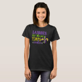 Mardi Gras Costume Laissez Les Bons Temps Rouler Tシャツ (正面フル)