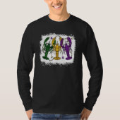 Mardi Gras Crawfish Happy Mardi Gras Matching Carn Tシャツ (正面)