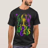 Mardi Gras Crawfish Jester Beads  Mardi Gras Party Tシャツ (正面)