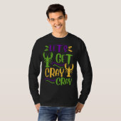 Mardi Gras Crawfish Party Lets Get Cray Cajun Tシャツ (正面フル)