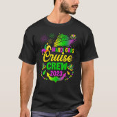 Mardi Gras Cruise Crew Matching Group Cruising Cru Tシャツ (正面)
