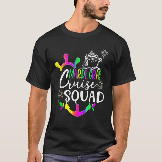Mardi Gras Cruise Squad 2023 Matching Group_8 Tシャツ (正面)