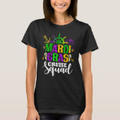 Mardi Gras Cruise Squad Funny Matching Group Famil Tシャツ (正面)