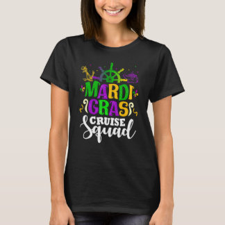 Mardi Gras Cruise Squad Funny Matching Group Famil Tシャツ
