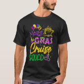 Mardi Gras Cruise Squad Matching Group Cruising Cr Tシャツ (正面)