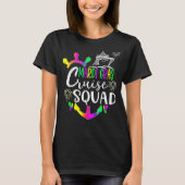 Mardi Gras Cruise Squad Matching Group Family Vaca Tシャツ (正面)
