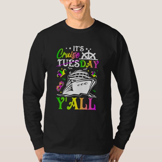 Mardi Gras Cruiseday Y'all celebrations parade par Tシャツ (正面)