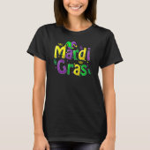 Mardi Gras Cute Carnival Fat Tuesday Funny_5 Tシャツ (正面)