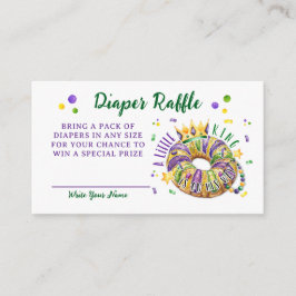 Mardi Gras Diaper Raffle Request エンクロージャーカード