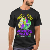 Mardi Gras Drinking Team, Drunk Carnival Parade Co Tシャツ (正面)