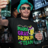 Mardi Gras Drinking Team - Funny Mardi gras Tシャツ