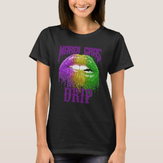 Mardi Gras Drip  New Orleans Carnival Fat Tuesdays Tシャツ