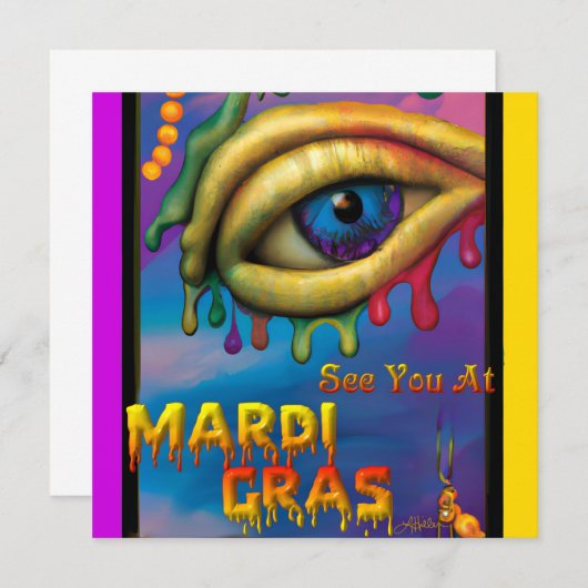 Mardi Gras Eyeでお会い (正面/裏面)