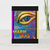 Mardi Gras Eyeでお会い カード (正面)