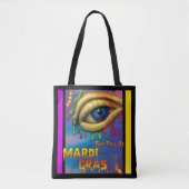 Mardi Gras Eyeでお会い トートバッグ (正面)