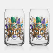 Mardi Gras Feather and Metal Mask ガラス缶 (裏面)