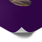 Mardi Gras Feather and Metal Mask ポスター (角)