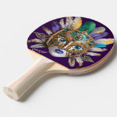 Mardi Gras Feather and Metal Mask 卓球ラケット (正面アングル)
