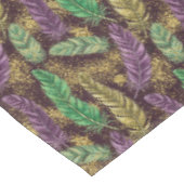 Mardi Gras Feather Pattern テーブルクロス (アングル)