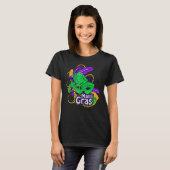 Mardi Gras Feathers Mask Beads New Orleans Festiva Tシャツ (正面フル)