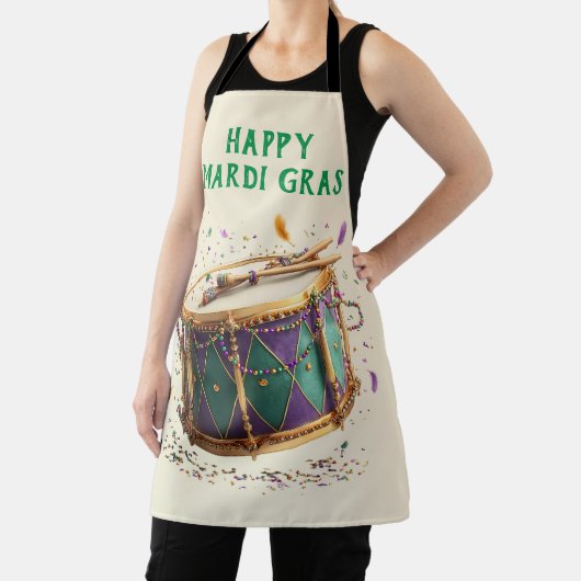 Mardi Gras Festive Drum エプロン (インサイチュ)