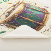 Mardi Gras Festive Drum シェルパブランケット (3/4)