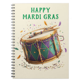 Mardi Gras Festive Drum ノートブック