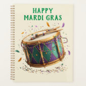 Mardi Gras Festive Drum プランナー手帳 (正面)