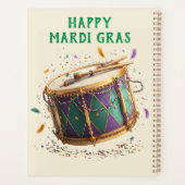 Mardi Gras Festive Drum プランナー手帳 (裏面)