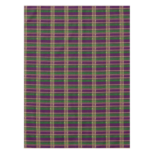 Mardi Gras Fleur De Lis テーブルクロス (正面)