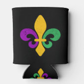 Mardi Gras Fleur De Lis 缶クーラー (裏面)