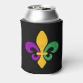 Mardi Gras Fleur De Lis 缶クーラー (缶裏面)