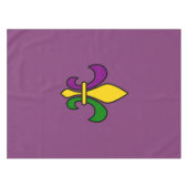 Mardi Gras fleur-de-lys テーブルクロス (正面(横))