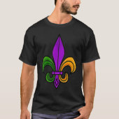 Mardi Gras  For Women Fat Tuesday Parade Fleur De  Tシャツ (正面)