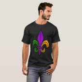 Mardi Gras For Women Fat Tuesday Parade Fleur De Tシャツ (正面フル)