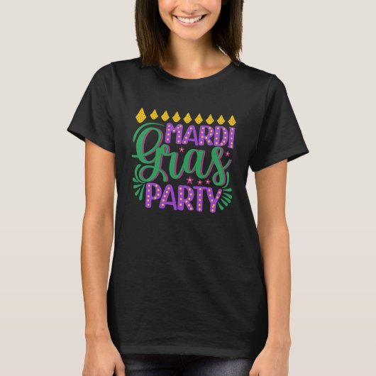 Mardi Gras  Fun Mardi Gras Party for men women Tシャツ (正面)