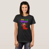 Mardi Gras Funny Come At Me Breaux Crawfish Jester Tシャツ (正面フル)
