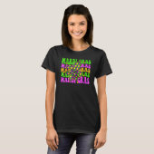 Mardi Gras Funny Men Women Girls Mask Beads Carniv Tシャツ (正面フル)
