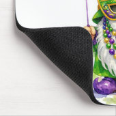 Mardi Gras Gnome with Party Balloon マウスパッド (コーナー)