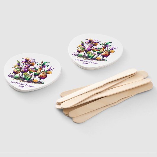 Mardi Gras     Hand Fan ハンドファン (組立なし)