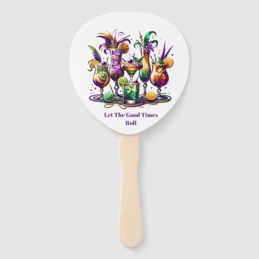 Mardi Gras     Hand Fan ハンドファン (裏面)
