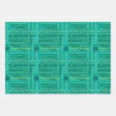 Mardi Gras Happy Days Wrapping Paper ラッピングペーパーシート (正面2)